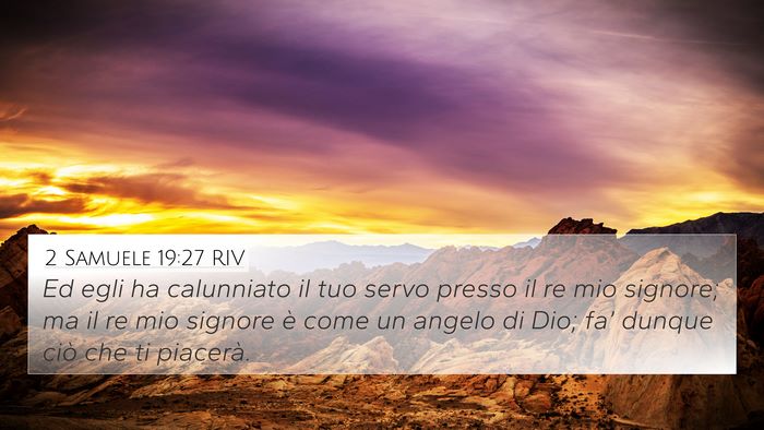 2 Samuele 19:27 RIV Bible Verse Image