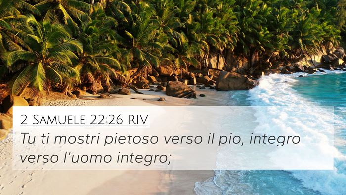 2 Samuele 22:26 RIV Bible Verse Image