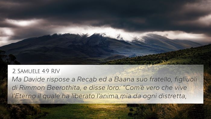 2 Samuele 4:9 RIV Bible Verse Image
