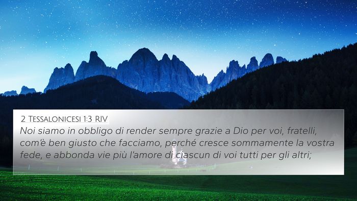 2 Tessalonicesi 1:3 RIV Bible Verse Image