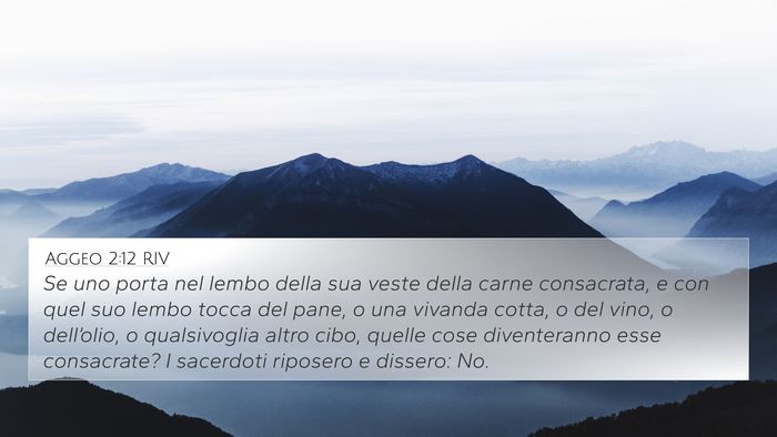 Aggeo 2:12 RIV Bible Verse Image