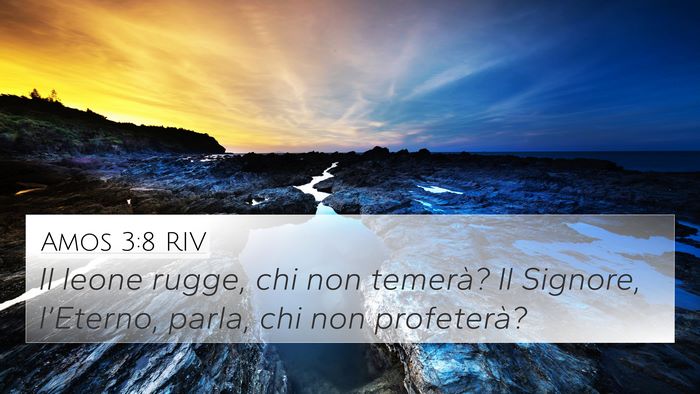 Amos 3:8 RIV Bible Verse Image