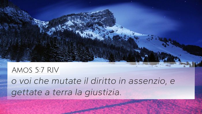Amos 5:7 RIV Bible Verse Image