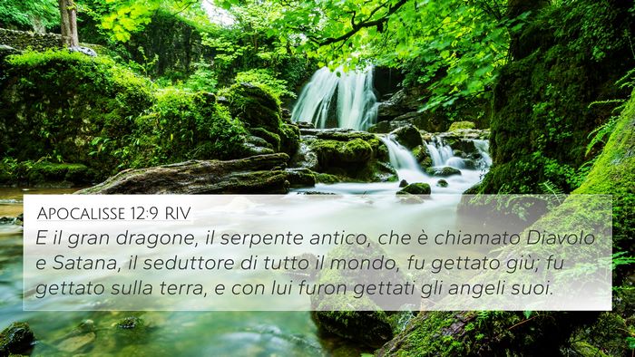 Apocalisse 12:9 RIV Bible Verse Image