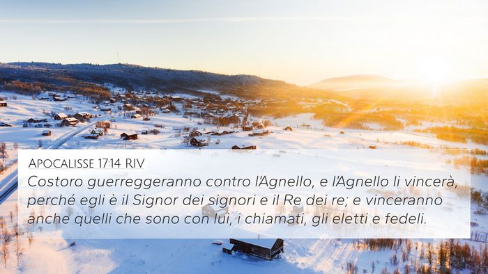Apocalisse 17:14 RIV Bible Verse Image