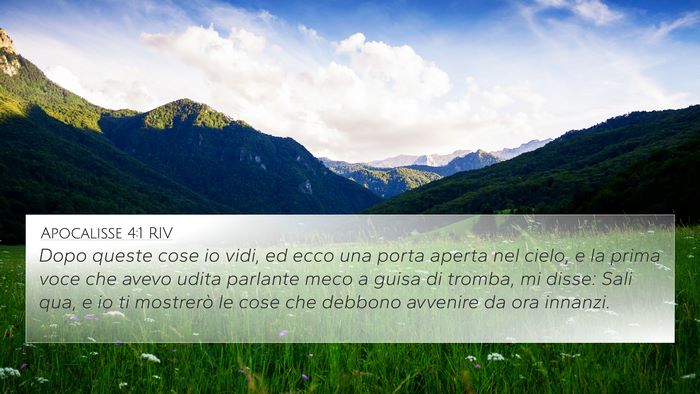 Apocalisse 4:1 RIV Bible Verse Image