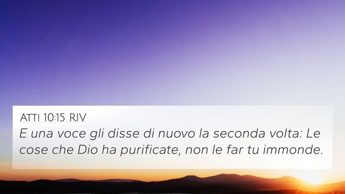Atti 10:15 RIV Bible Verse Image