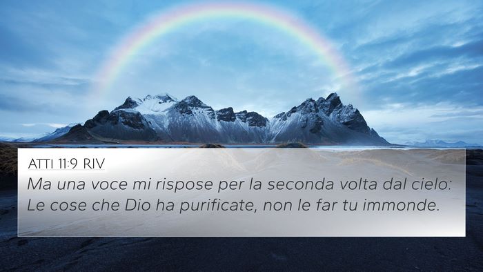 Atti 11:9 RIV Bible Verse Image