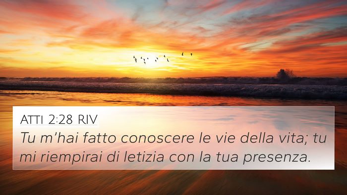 Atti 2:28 RIV Bible Verse Image