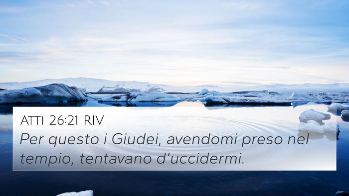 Atti 26:21 RIV Bible Verse Image
