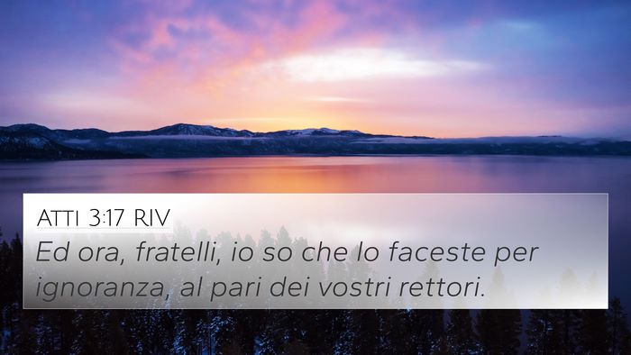 Atti 3:17 RIV Bible Verse Image