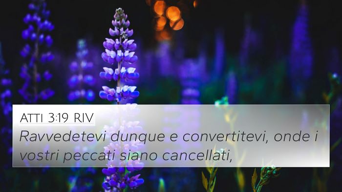Atti 3:19 RIV Bible Verse Image
