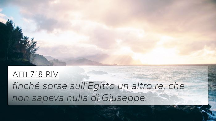 Atti 7:18 RIV Bible Verse Image