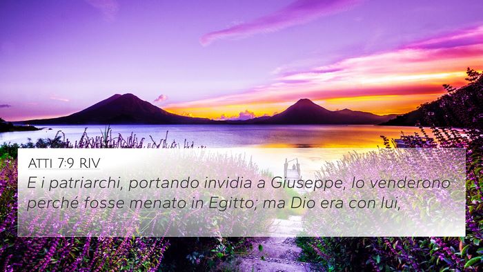 Atti 7:9 RIV Bible Verse Image