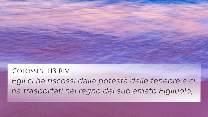 Colossesi 1:13 RIV Bible Verse Image