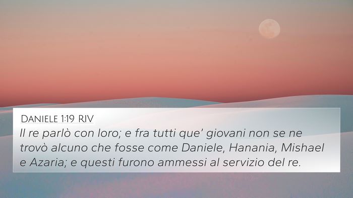 Daniele 1:19 RIV Bible Verse Image