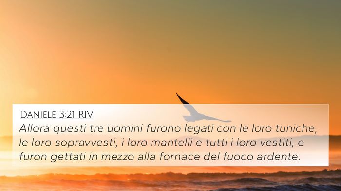 Daniele 3:21 RIV Bible Verse Image