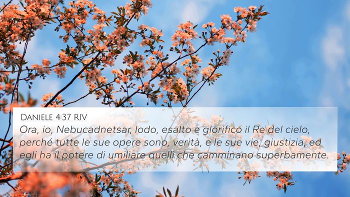 Daniele 4:37 RIV Bible Verse Image