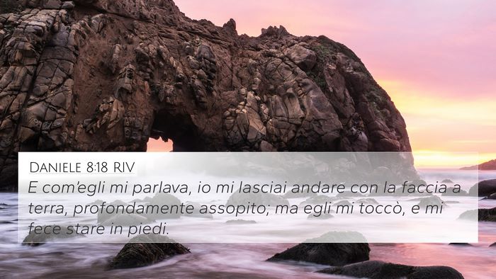 Daniele 8:18 RIV Bible Verse Image