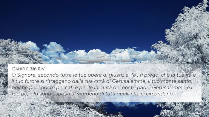 Daniele 9:16 RIV Bible Verse Image