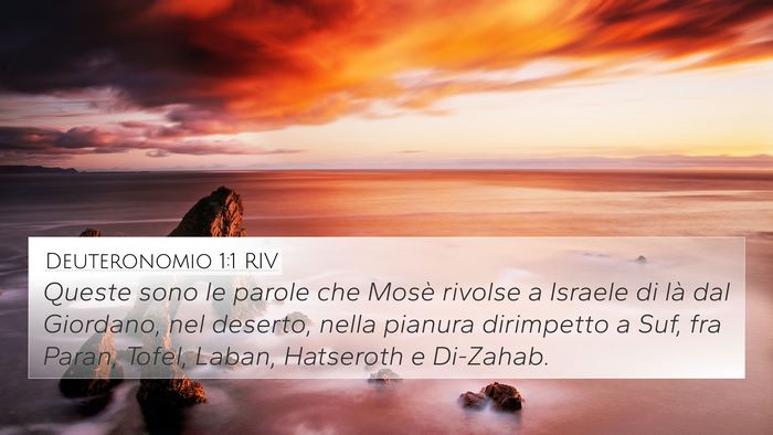Deuteronomio 1:1 RIV Bible Verse Image