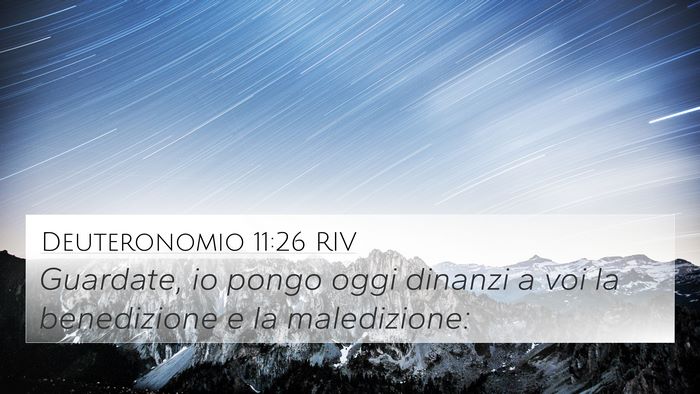 Deuteronomio 11:26 RIV Bible Verse Image