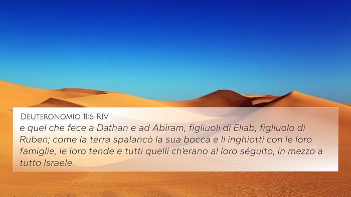 Deuteronomio 11:6 RIV Bible Verse Image