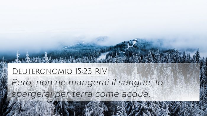 Deuteronomio 15:23 RIV Bible Verse Image