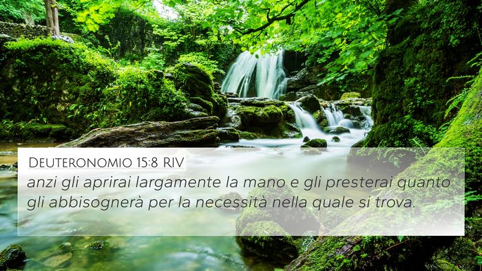 Deuteronomio 15:8 RIV Bible Verse Image