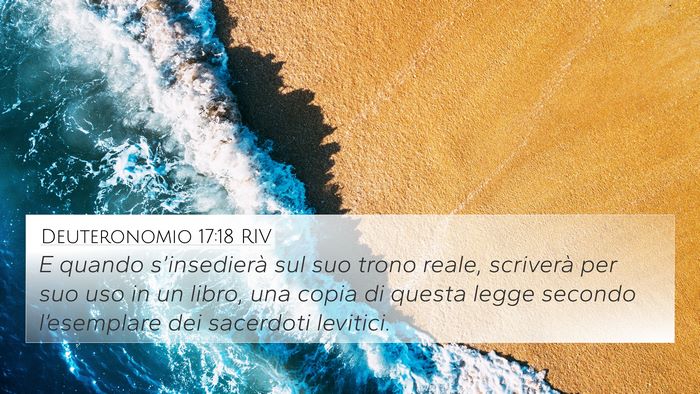 Deuteronomio 17:18 RIV Bible Verse Image