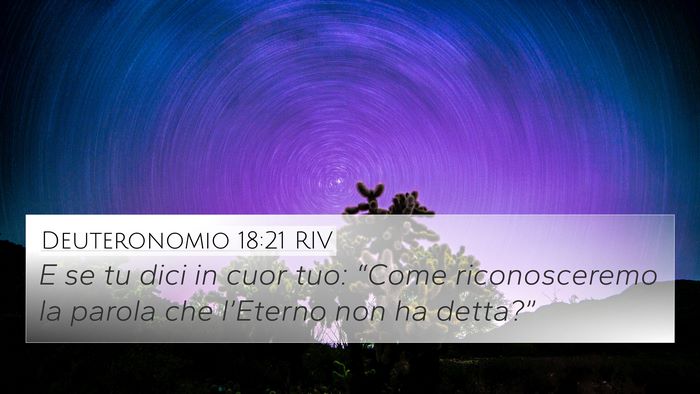 Deuteronomio 18:21 RIV Bible Verse Image