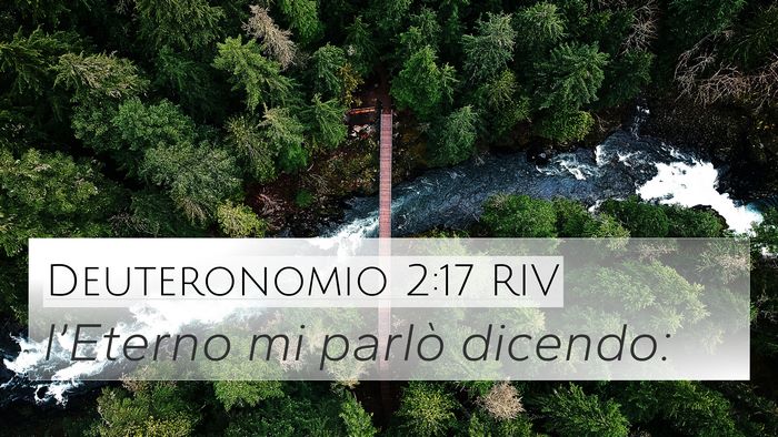Deuteronomio 2:17 RIV 4K Wallpaper - l’Eterno mi parlò - 4K Wallpaper Bible Verse