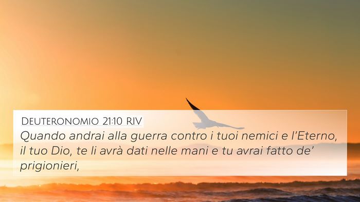 Deuteronomio 21:10 RIV Bible Verse Image