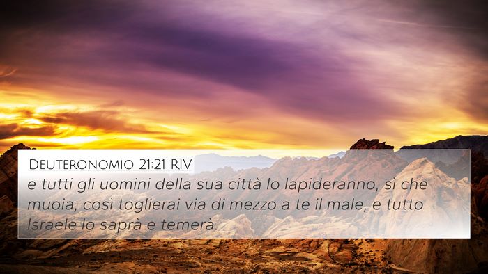 Deuteronomio 21:21 RIV Bible Verse Image