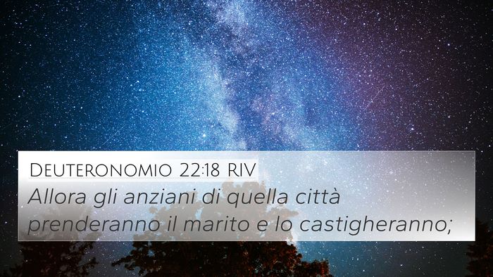 Deuteronomio 22:18 RIV 4K Wallpaper - Allora gli anziani di quella città prenderanno - 4K Wallpaper Bible Verse