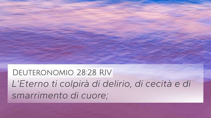 Deuteronomio 28:28 RIV Bible Verse Image