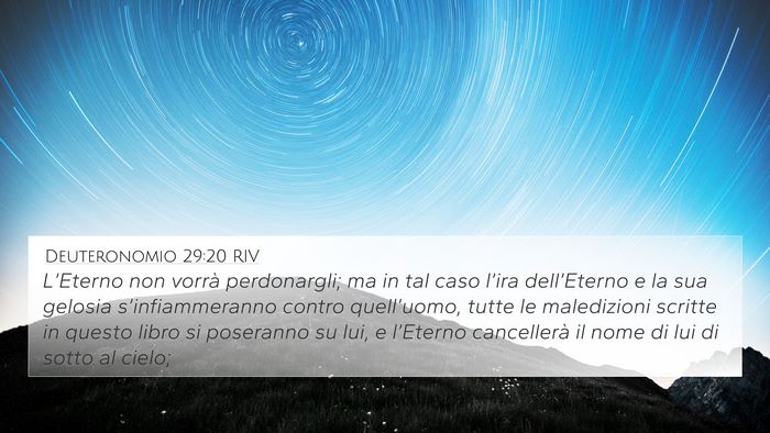 Deuteronomio 29:20 RIV Bible Verse Image