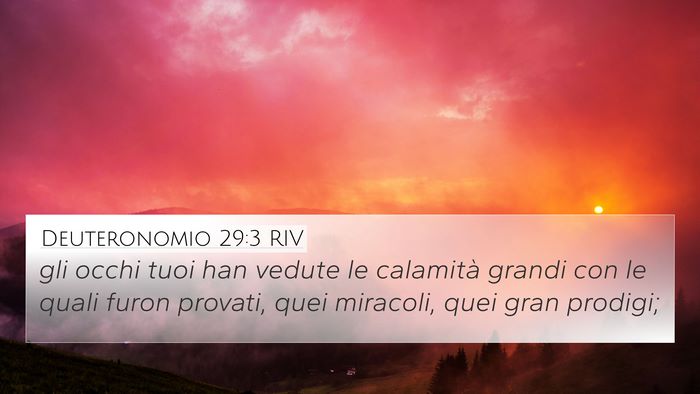 Deuteronomio 29:3 RIV Bible Verse Image
