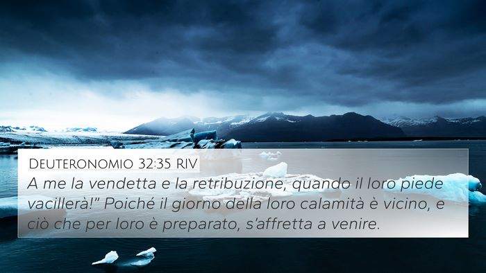 Deuteronomio 32:35 RIV Bible Verse Image