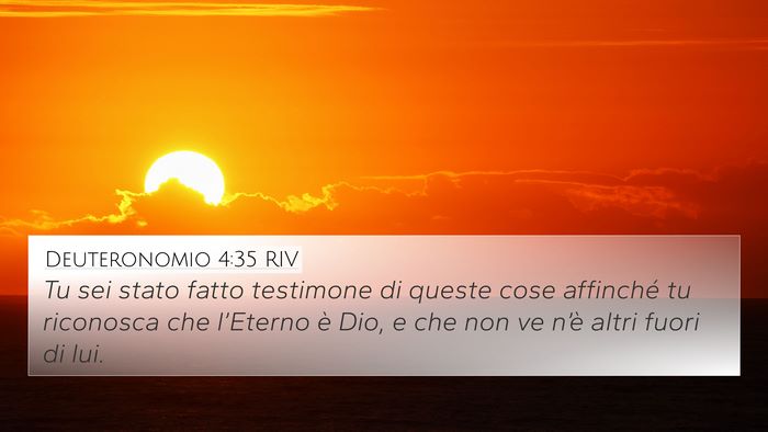 Deuteronomio 4:35 RIV Bible Verse Image