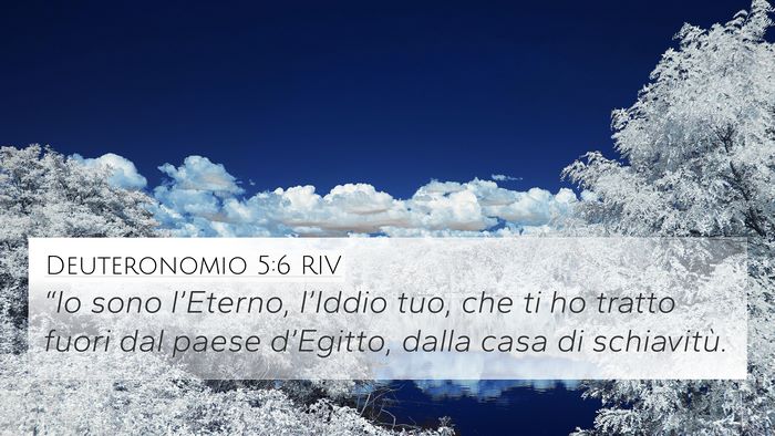 Deuteronomio 5:6 RIV Bible Verse Image