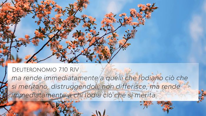 Deuteronomio 7:10 RIV Bible Verse Image