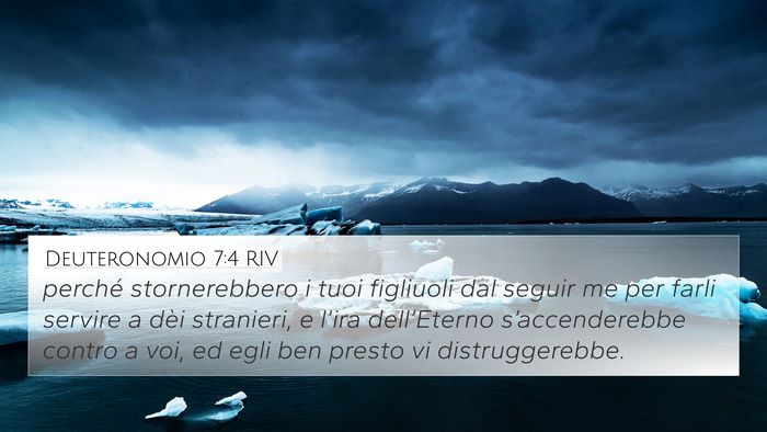 Deuteronomio 7:4 RIV Bible Verse Image