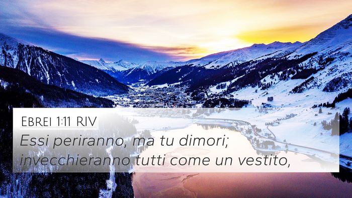 Ebrei 1:11 RIV Bible Verse Image
