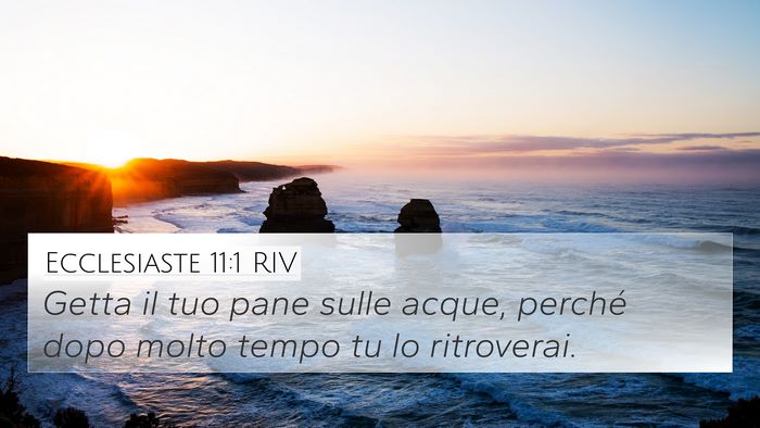 Ecclesiaste 11:1 RIV Bible Verse Image