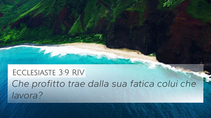 Ecclesiaste 3:9 RIV Bible Verse Image