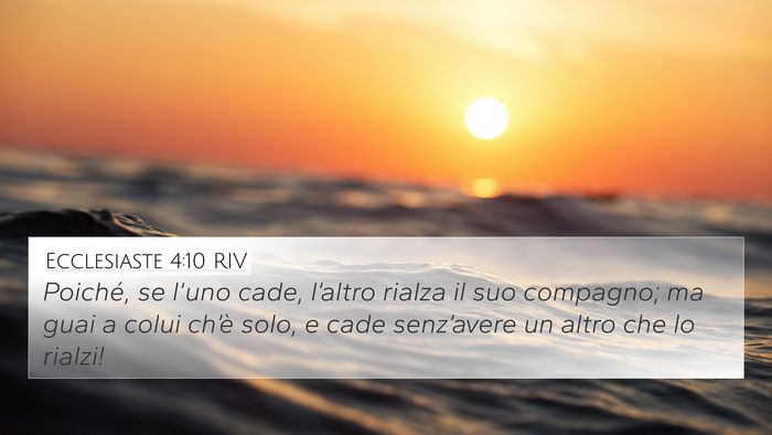 Ecclesiaste 4:10 RIV Bible Verse Image