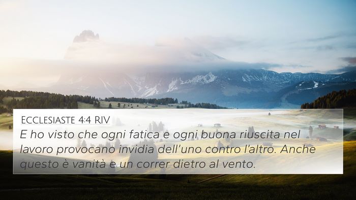 Ecclesiaste 4:4 RIV Bible Verse Image