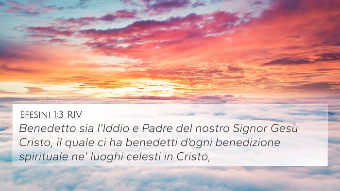 Efesini 1:3 RIV Bible Verse Image