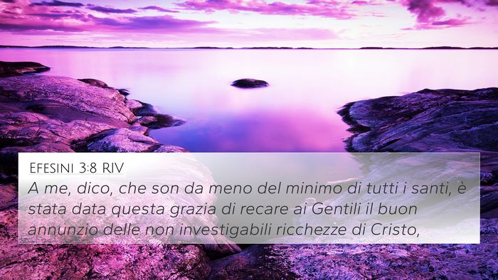Efesini 3:8 RIV Bible Verse Image